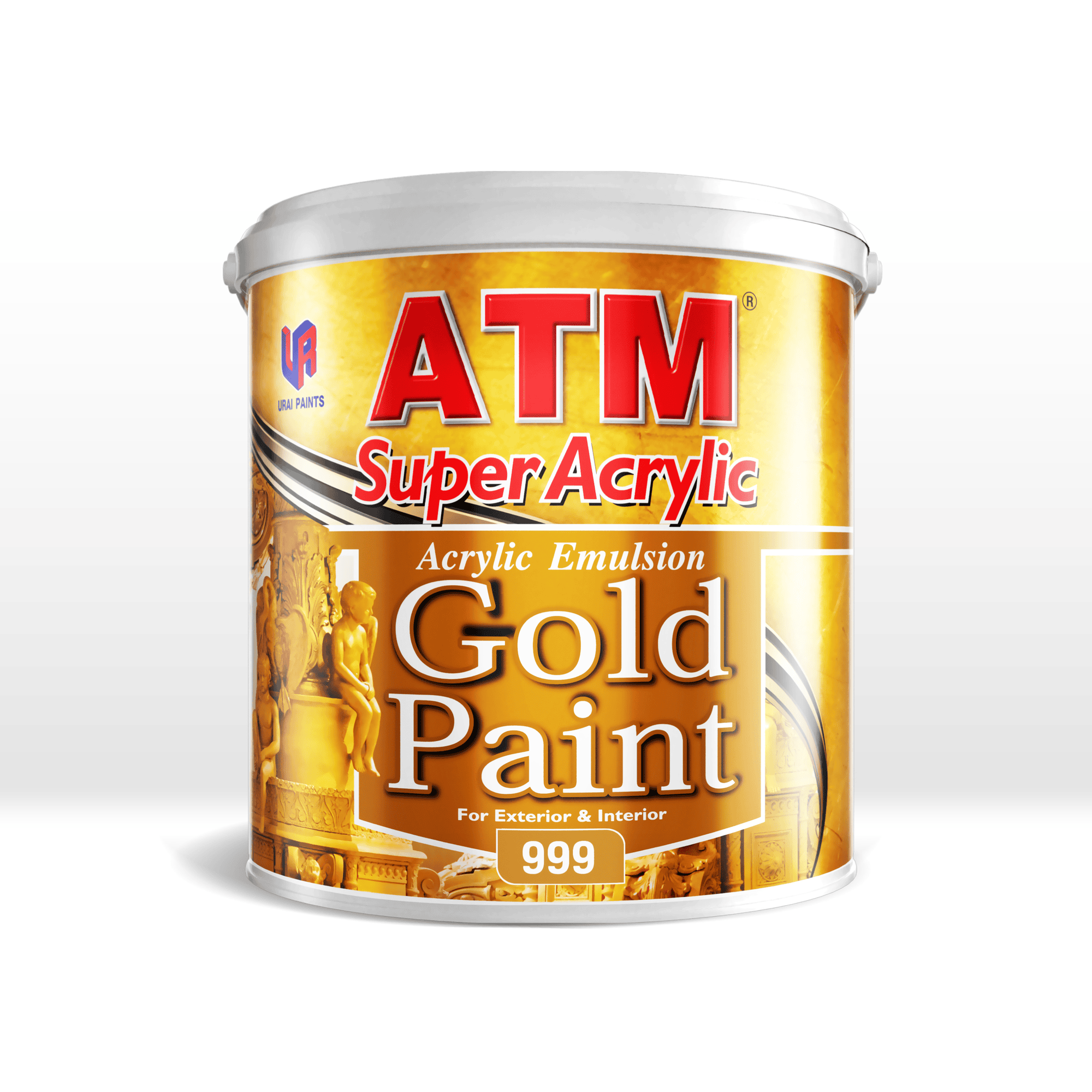 เอทีเอ็ม สีทองคำสูตรสีน้ำอะครีลิค เบอร์ 999-image